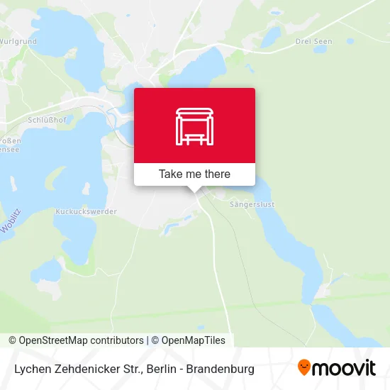 Карта Lychen Zehdenicker Str.