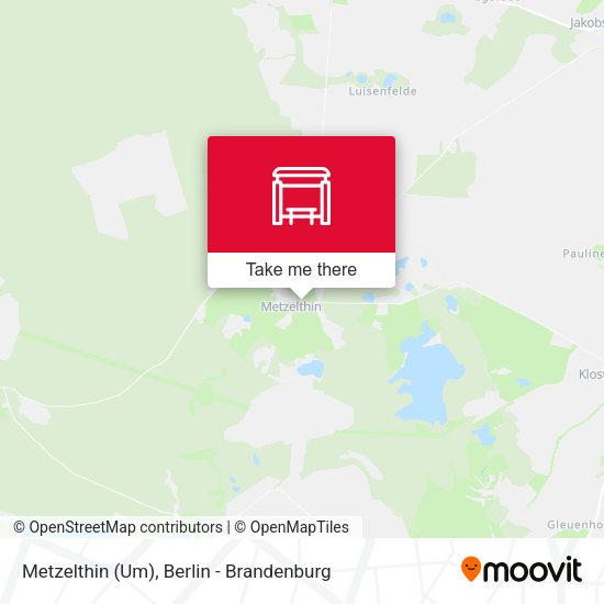 Карта Metzelthin (Um)