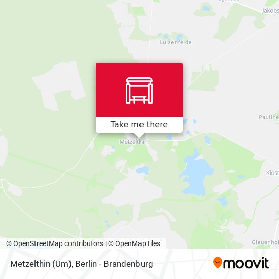 Metzelthin (Um) map