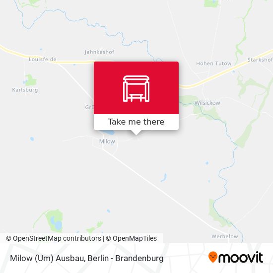 Milow (Um) Ausbau map