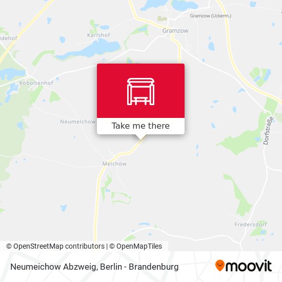 Neumeichow Abzweig map