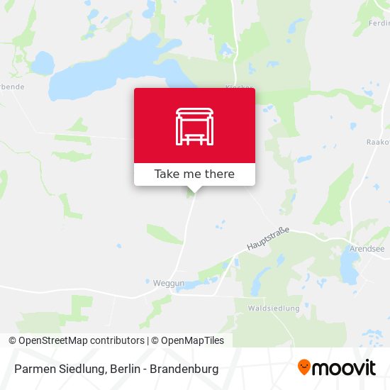 Parmen Siedlung map