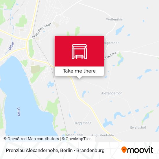 Prenzlau Alexanderhöhe map