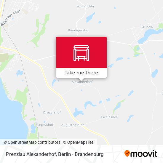 Prenzlau Alexanderhof map