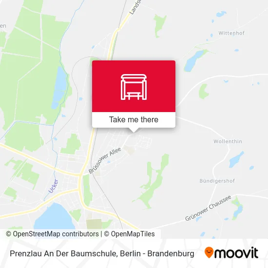 Prenzlau An Der Baumschule map