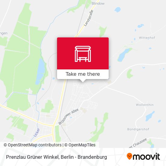 Prenzlau Grüner Winkel map