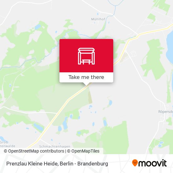 Prenzlau Kleine Heide map