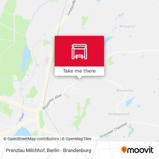 Prenzlau Milchhof map