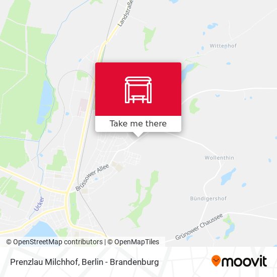 Prenzlau Milchhof map