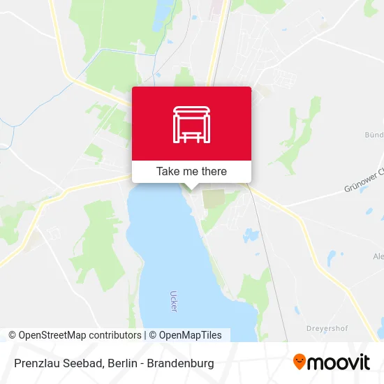 Prenzlau Seebad map