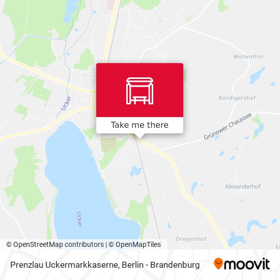 Prenzlau Uckermarkkaserne map
