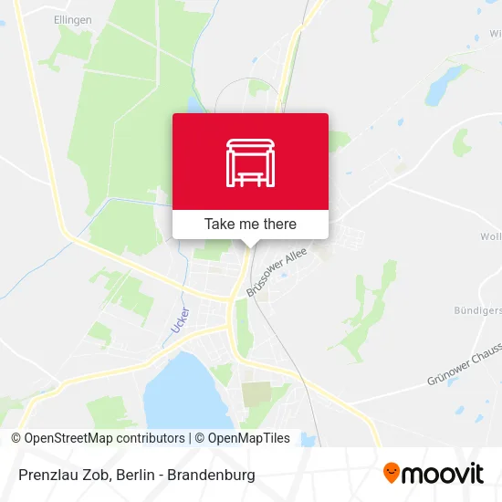 Карта Prenzlau Zob