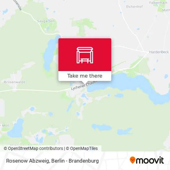 Карта Rosenow Abzweig