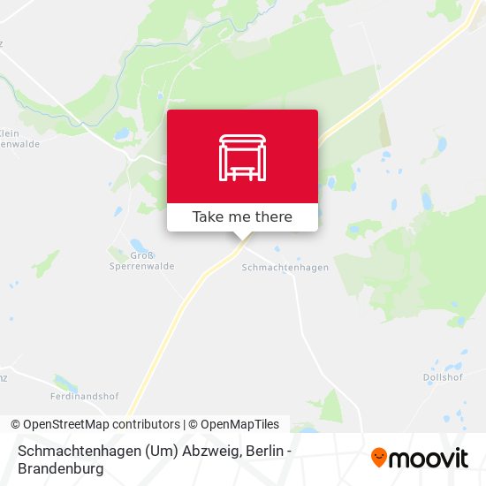 Schmachtenhagen (Um) Abzweig map
