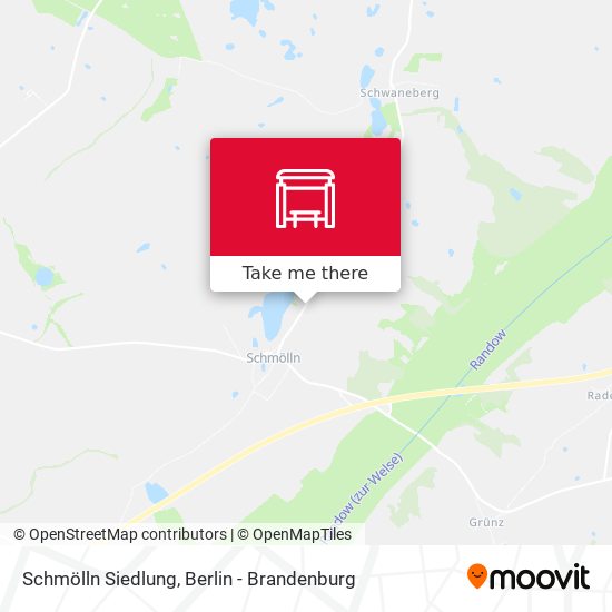 Schmölln Siedlung map