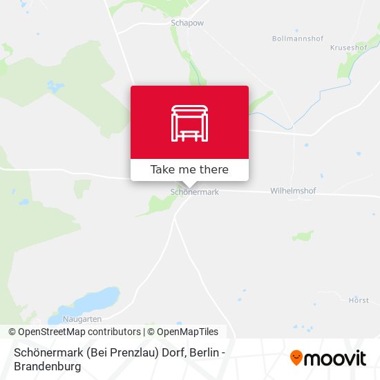 Schönermark (Bei Prenzlau) Dorf map