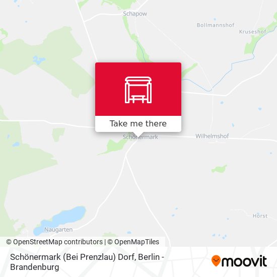 Schönermark (Bei Prenzlau) Dorf map