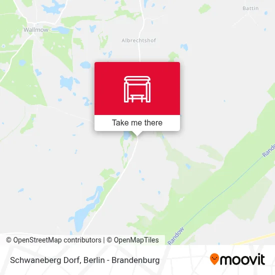 Schwaneberg Dorf map