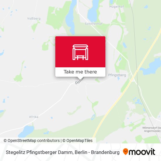 Stegelitz Pfingstberger Damm map