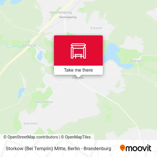 Storkow (Bei Templin) Mitte map