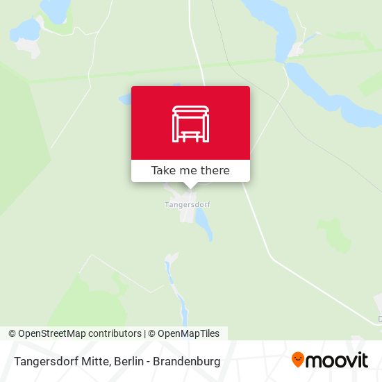 Tangersdorf Mitte map