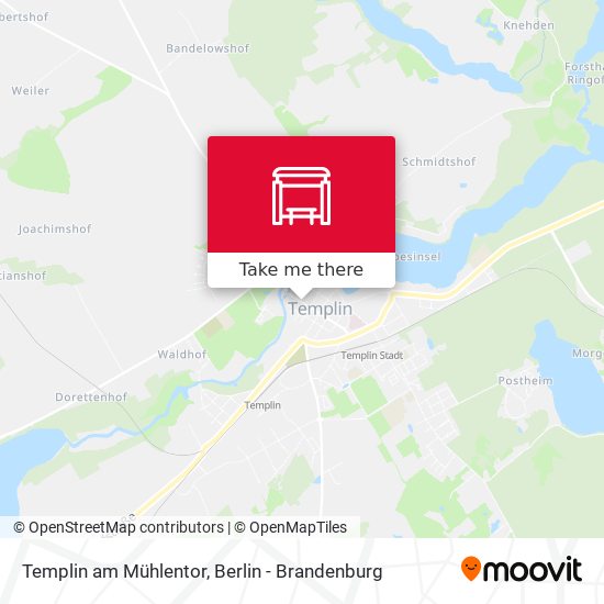Templin am Mühlentor map