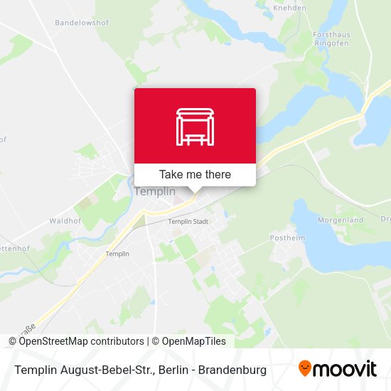 Карта Templin August-Bebel-Str.