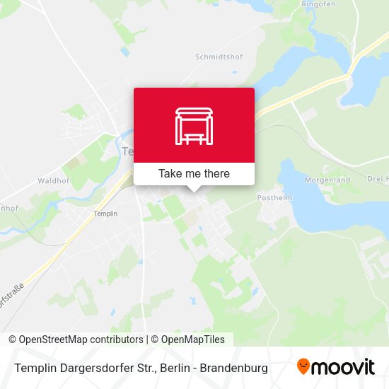 Карта Templin Dargersdorfer Str.