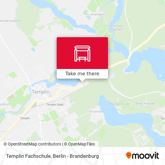 Templin Fachschule map