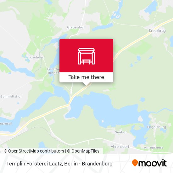 Templin Försterei Laatz map