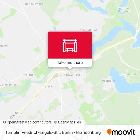 Карта Templin Friedrich-Engels-Str.