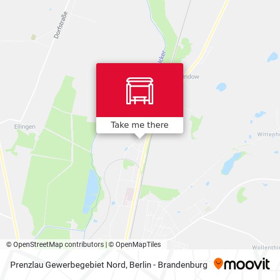 Prenzlau Gewerbegebiet Nord map