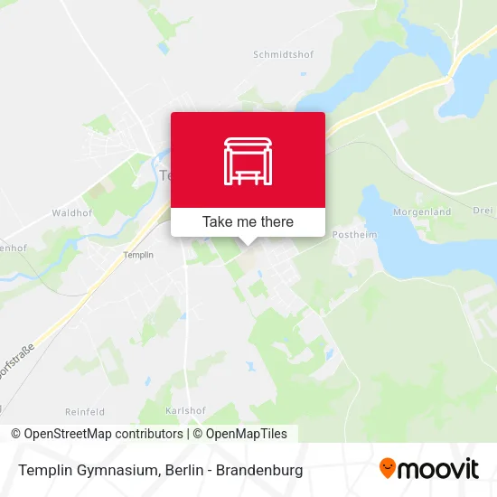 Templin Gymnasium map