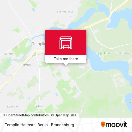 Карта Templin Heimstr.