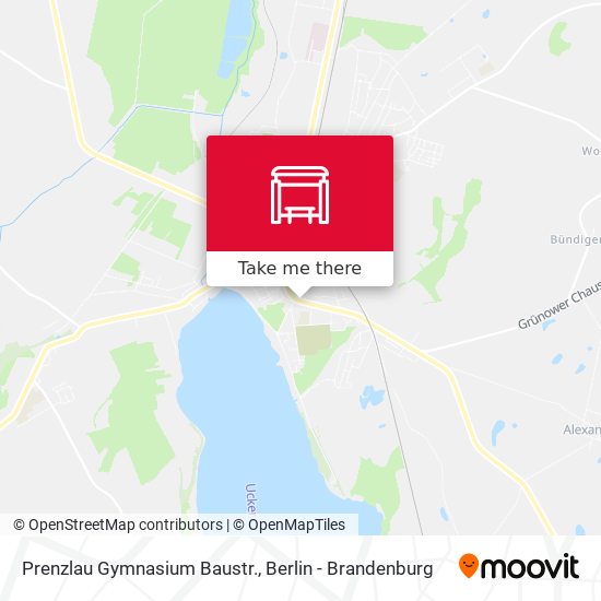Prenzlau Gymnasium Baustr. map