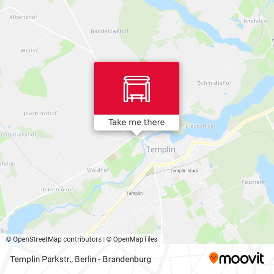 Templin Parkstr. map