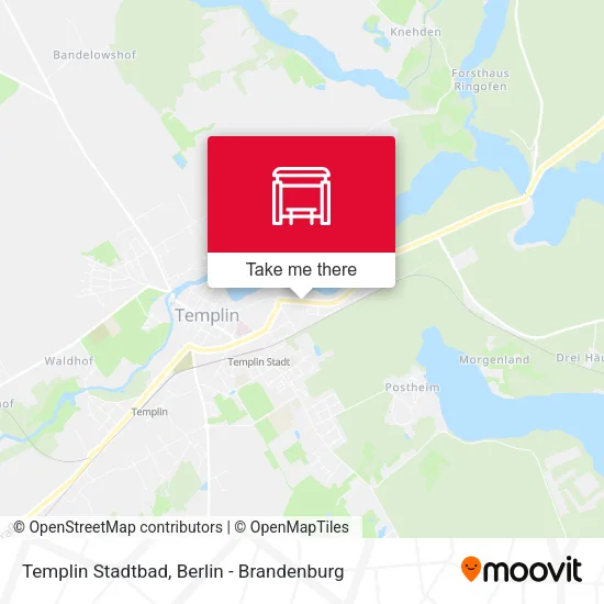Карта Templin Stadtbad