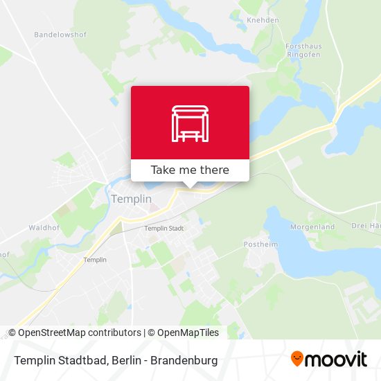 Templin Stadtbad map