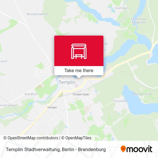 Карта Templin Stadtverwaltung