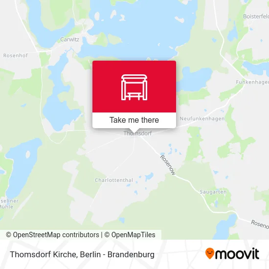 Thomsdorf Kirche map