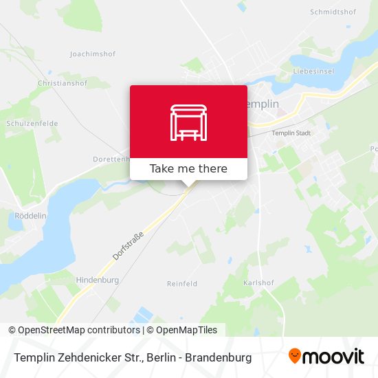 Templin Zehdenicker Str. map