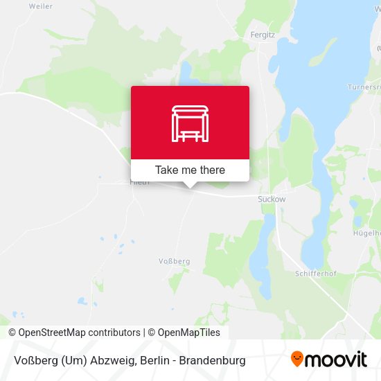 Карта Voßberg (Um) Abzweig