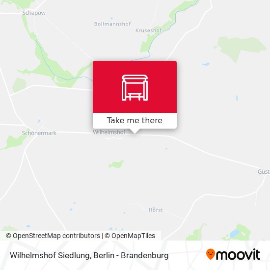 Wilhelmshof Siedlung map