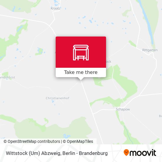 Wittstock (Um) Abzweig map