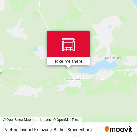 Vietmannsdorf Kreuzung map