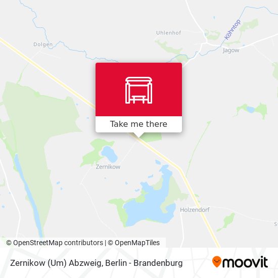 Zernikow (Um) Abzweig map