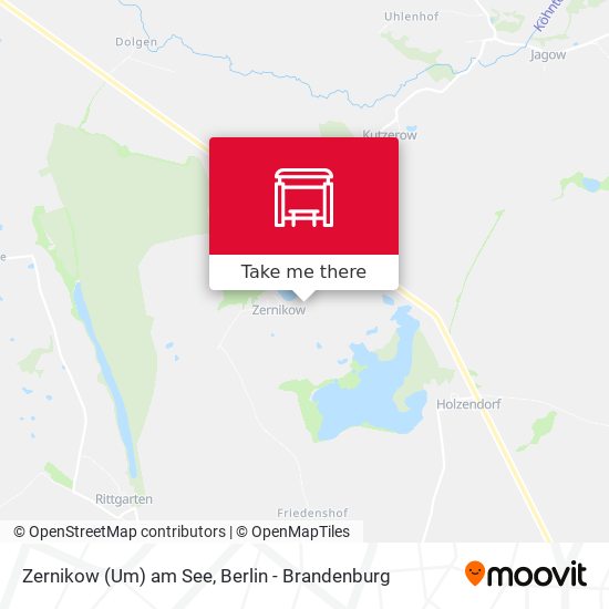 Zernikow (Um) am See map