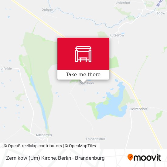 Zernikow (Um) Kirche map