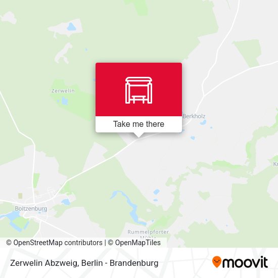Карта Zerwelin Abzweig