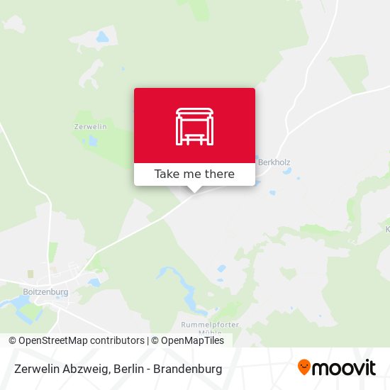 Zerwelin Abzweig map